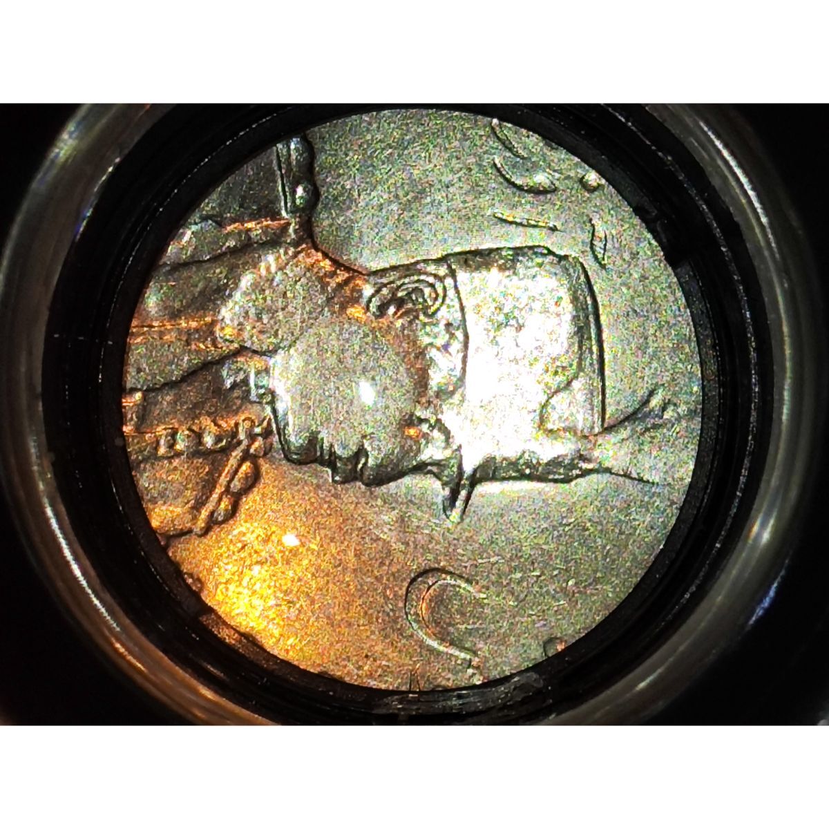 سکه 5000 دینار رضا شاه و احمد شاه