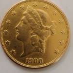 قیمت سکه 20 دلار طلا 1900