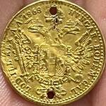 اصالت سکه طلا ۱۸۶۸ میلادی