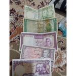 چند تا اسکناس قدیمی ایرانی و خارجی