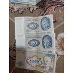 چند تا اسکناس قدیمی ایرانی و خارجی