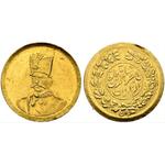 سکه دو هزار دینار ناصرالدین شاه قاجار