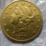 سکه طلای 20 دلاری سال 1900