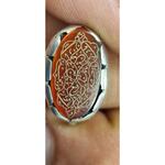 نوع خط، قدمت و نام حکاک انگشتر نقره قدیمی